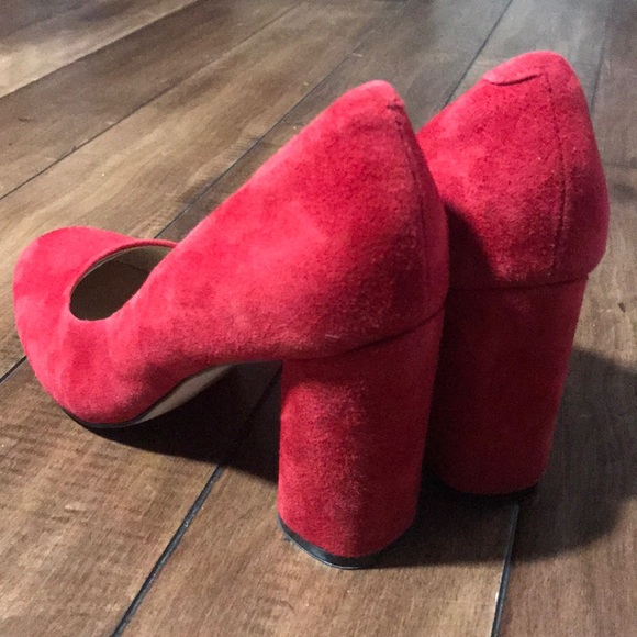 Christmas Red block heels - Picture 4 of 8